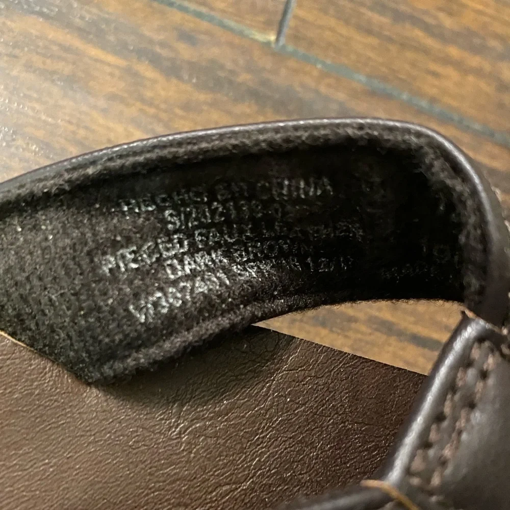Old Navy Boys Brown Faux Leather Sandals, Size 12/13